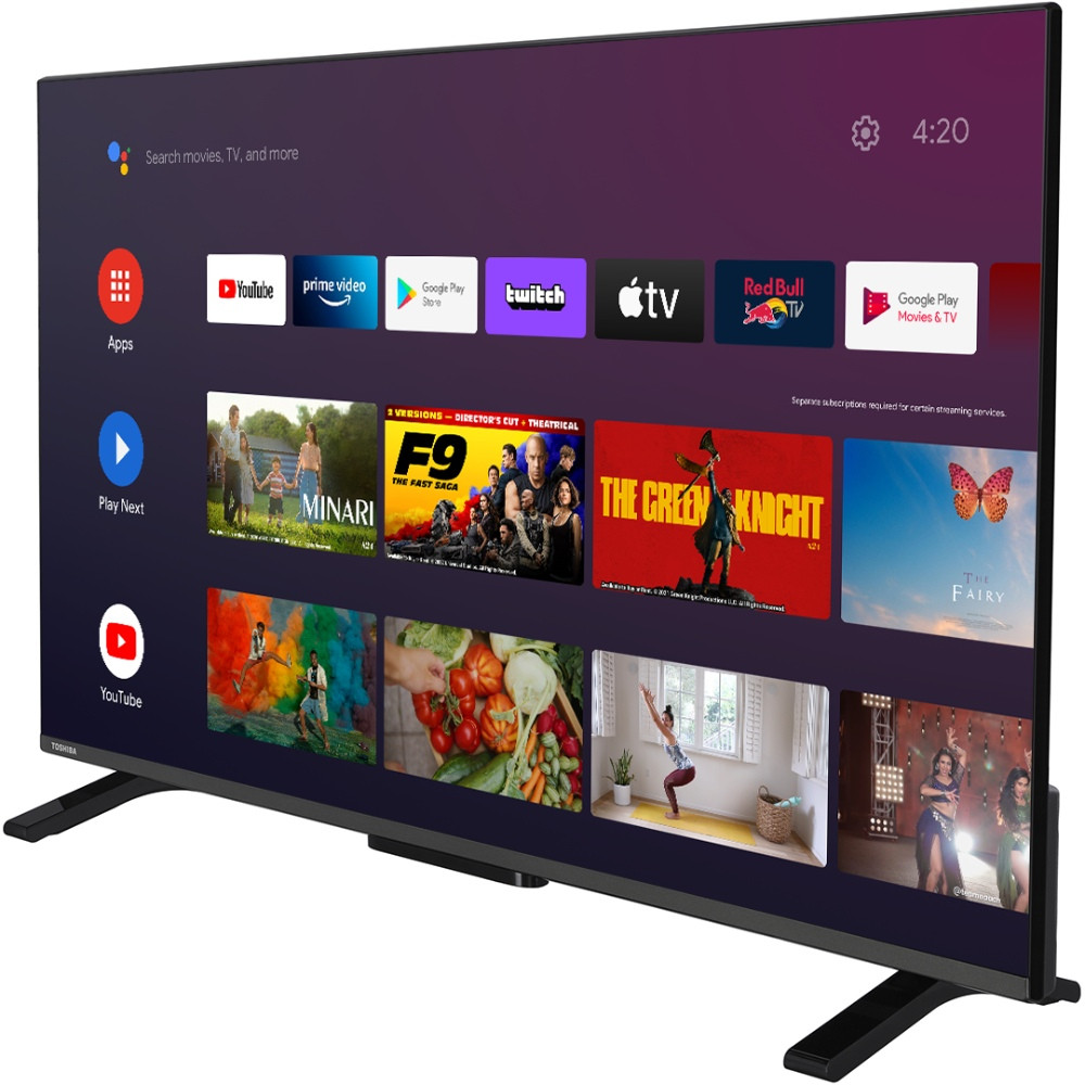 TV 43 Toshiba 43LA2E63DG FHD/LED/T2/Android 11/2 x 8W/Dolby Digital/HDMI/Wi-Fi/VESA 100 x 100 M4/Bla Винница - изображение 3