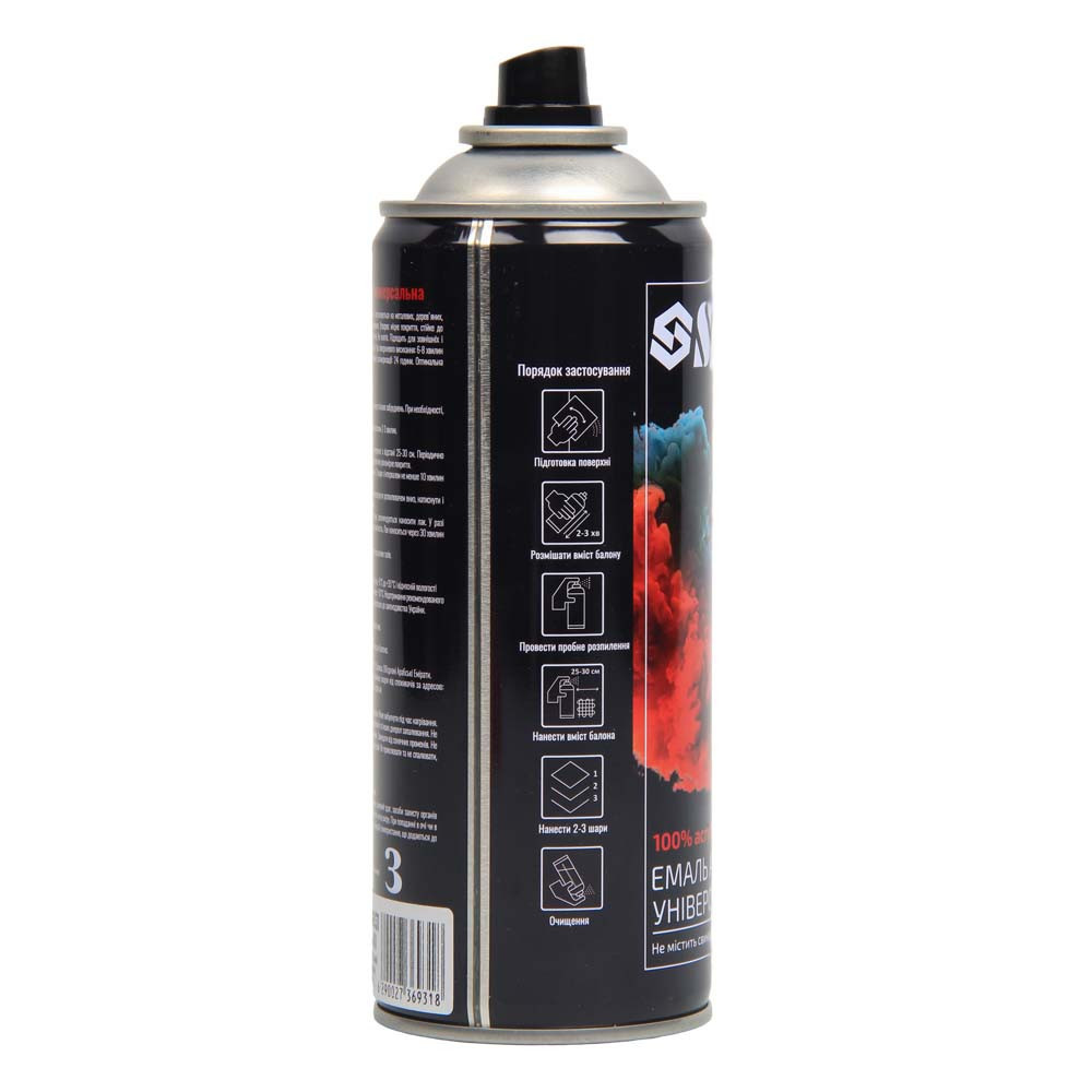 Эмаль аэрозольная акриловая 400мл RAL 3001 сигнальный красный глянец SIGMA (2736931) Киев - изображение 2