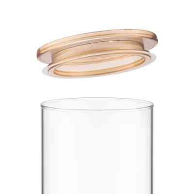 Банка Ardesto Fresh 1600 мл, скло, пластик, прозорий (AR1316SFM) Винница