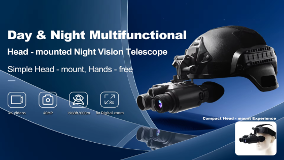 Бінокль нічного бачення Z9158 4K FHD HD 850нм (до 600м у темряві) MicroSD 64GB + кріплення FMA L4G24 Київ