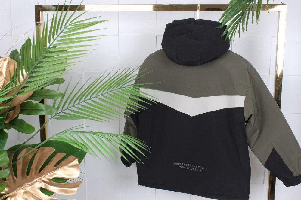 Демисезонная куртка оверсайз для мальчиков 130 Николаев - изображение 2