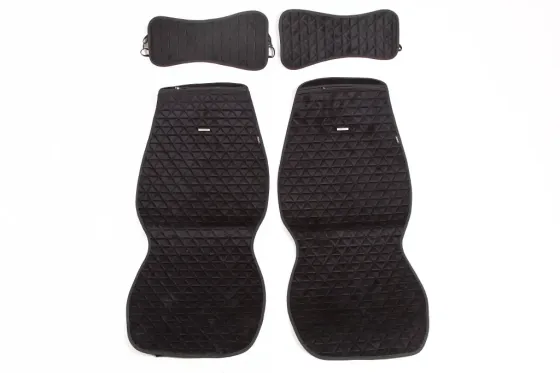 Накидка на сідницю Elegant Milano передній чорний (2 шт. з підголовками) Вінниця