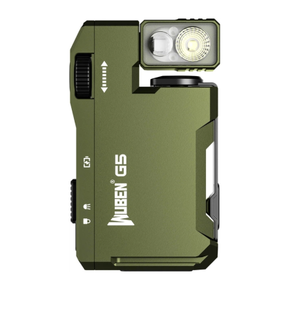 Фонарь брелок Wuben G5 EDC с красным светом + RGB Зеленый Винница