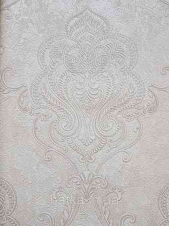 Шпалери вініл на флізеліні гарячого тиснення DU&KA King1.06х10 під штукатурку глянсові текстурні світло-беж Київ