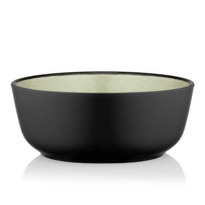 Салатник Ardesto Bolzano 720мл, кераміка, чорно-зелений, (AR2916BM) Винница - изображение 1