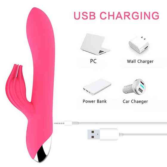 Вібратор кролик для точки G і клітора Mr. Rabbit фуксія Вінниця