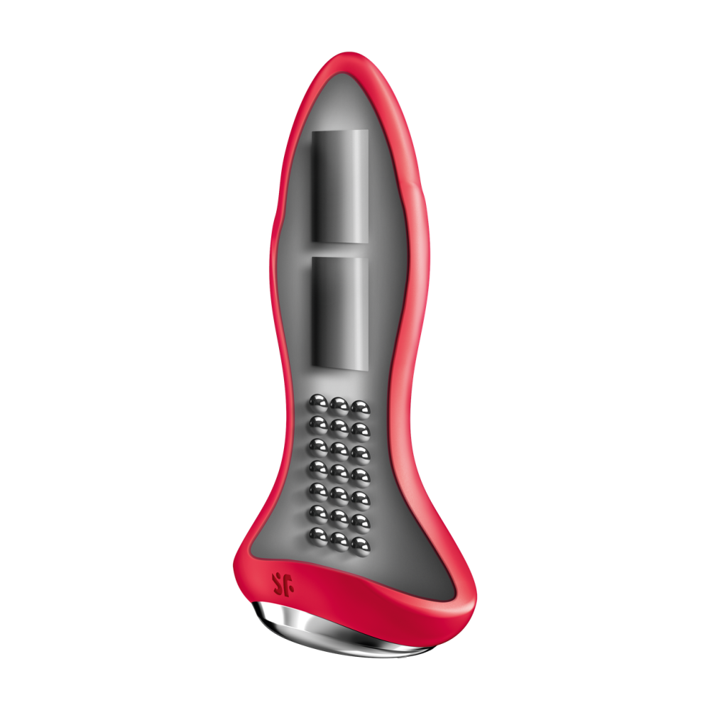 Анальный смарт-вибратор Rotator Plug 1+ с вибрацией и имитацией римминга, красный цвет Satisfyer (Германия) Sex Aura Киев - изображение 6
