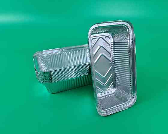 Контейнер из пищевой алюминиевой фольги прямоугольный 685мл R208L 100шт в упаковки (1 пачка) Харьков