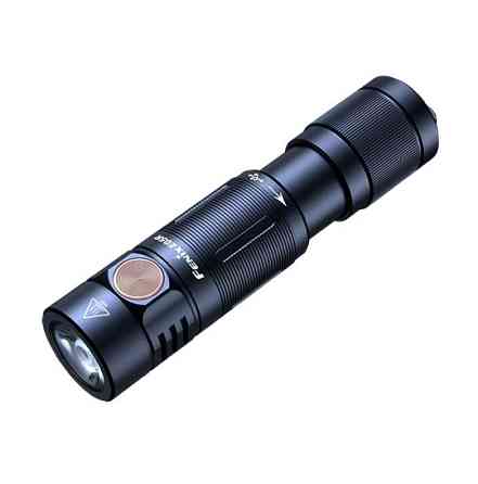 Ручной мини фонарик Fenix E05R 400лм Micro-USB (Черный) Винница