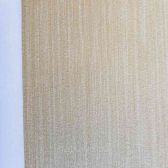 Шпалери метрові вінілові на флізелін дизайнерські Erismann Elle однотонні тонка смужка яскраво жовті Київ