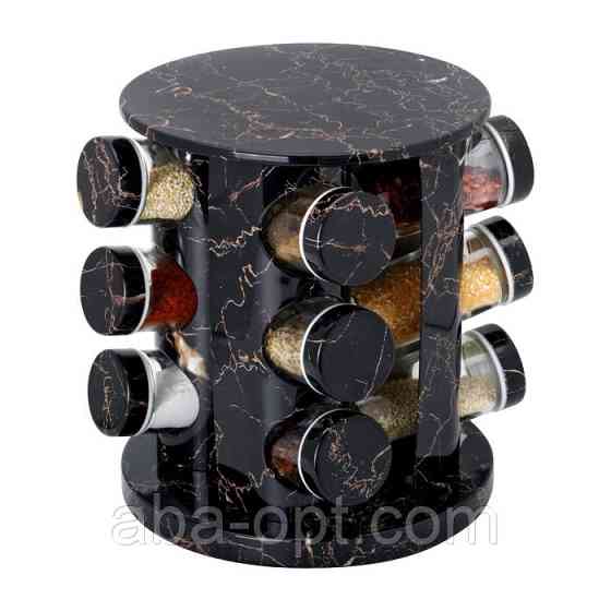 Органайзер - карусель для спецій на 12 ємностей Мармур (шт) Одеса