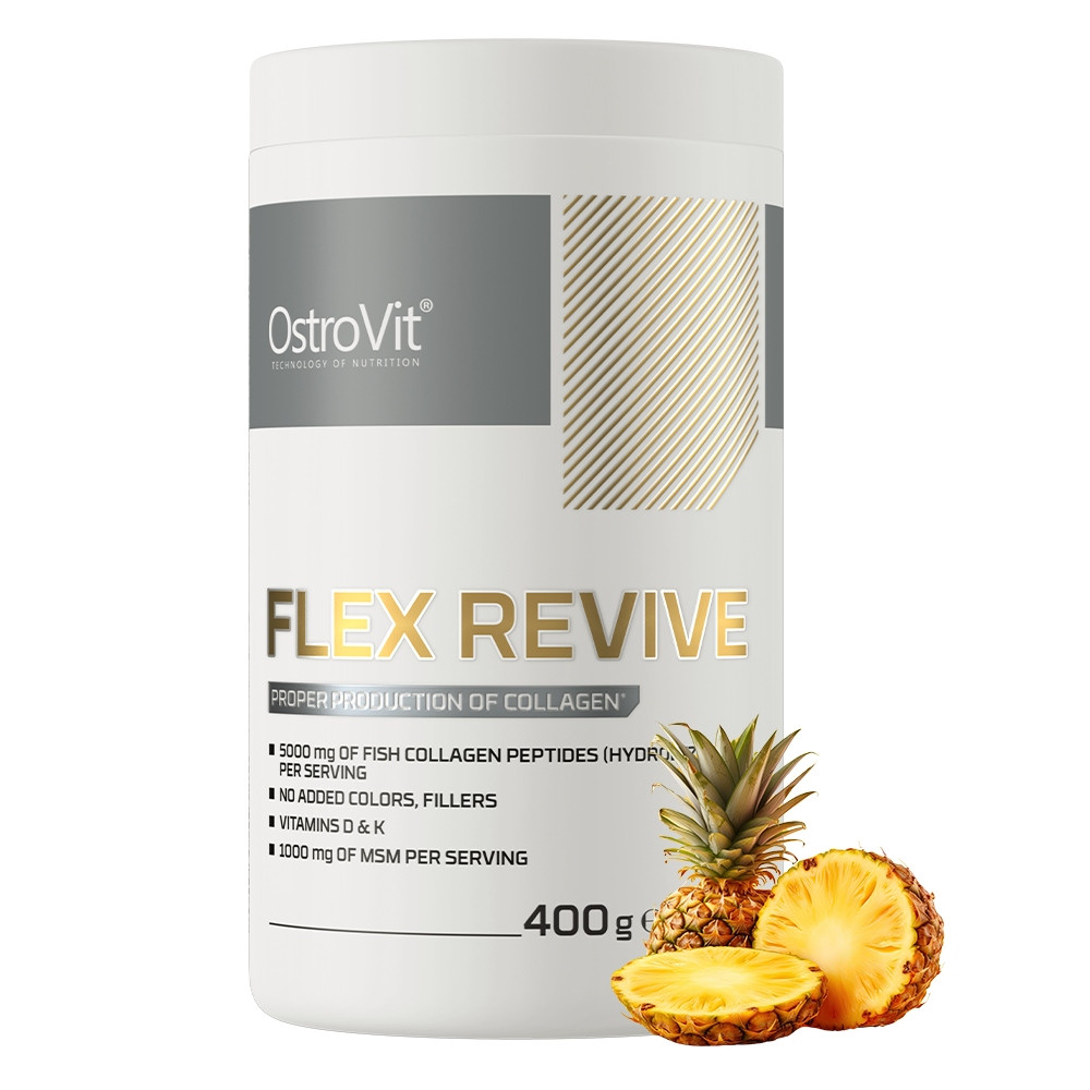 Комплекс для суглобів OstroVit Flex Revive 400 g (Pineapple) Луцьк - фото 3