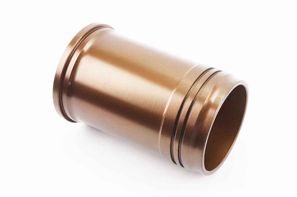 Гільза циліндра R185N (H-160mm, Dпоршня-85mm, Dвінця-105,7mm, Dверх.пояс-98,00mm, Dниж.пояс-98,00mm), жовта, з насічкою Киев - изображение 1