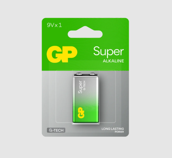 Батарейка крона GP Super Alkaline 6LF22 9V 1 шт. блистр Ровно