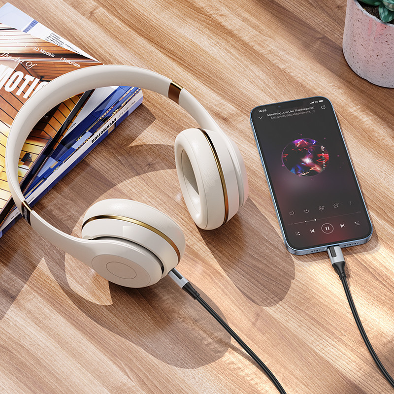 Аудио кабель BOROFONE BL19 Creator digital audio conversion cable iP Black Одесса - изображение 5