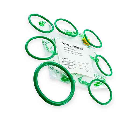 Ремкомплект охолодження Камаз силікон зелений фторсилікон системи Мукачево