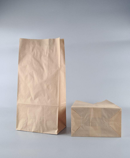 Пакет паперовий коричневий з дном 39*19*11,5 см 25 шт Харків - фото 1