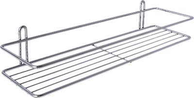 Полка прямоугольная хром 1 ярусная Харьков - изображение 1