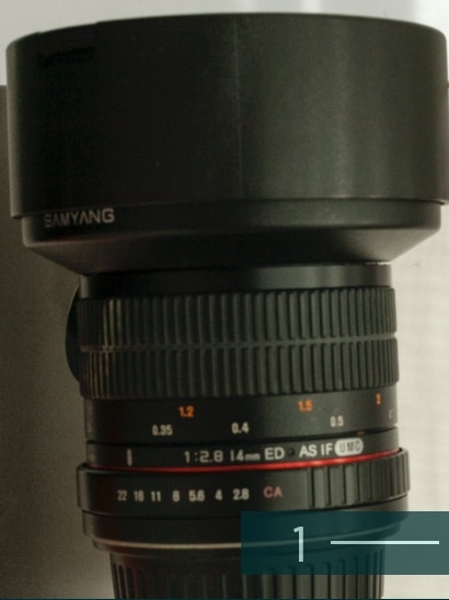 Об'єктив Samyang 14mm. F2.8 Canon EF. Ідеальний стан! Київ - фото 8