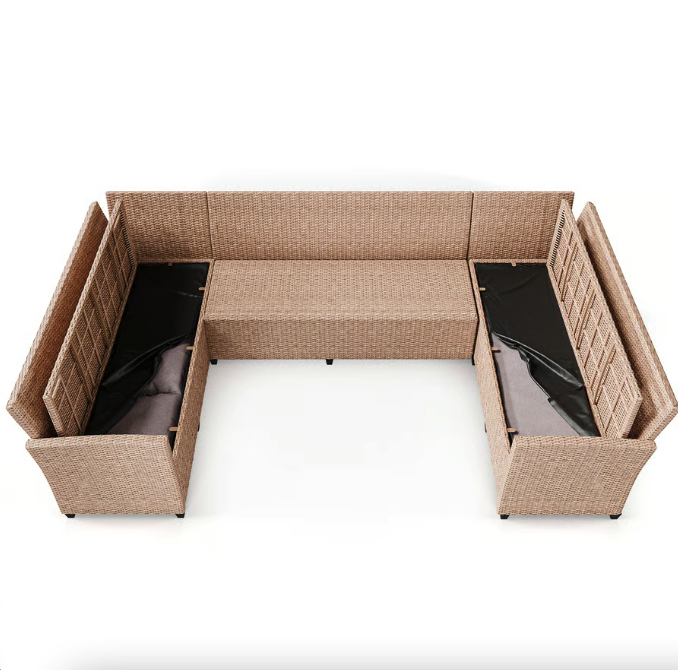 Комплект садових меблів Di Volio Livorno Бежевий/Світло-сірий Киев - изображение 5