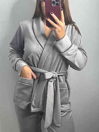 Домашній костюм шаль Сірий S Харків