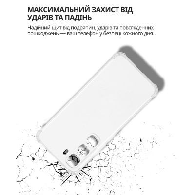 Чохол до мобільного телефона BeCover Anti-Shock Infinix Hot 60 Pro 4G (X6885) Clear (714560) Вінниця - фото 4