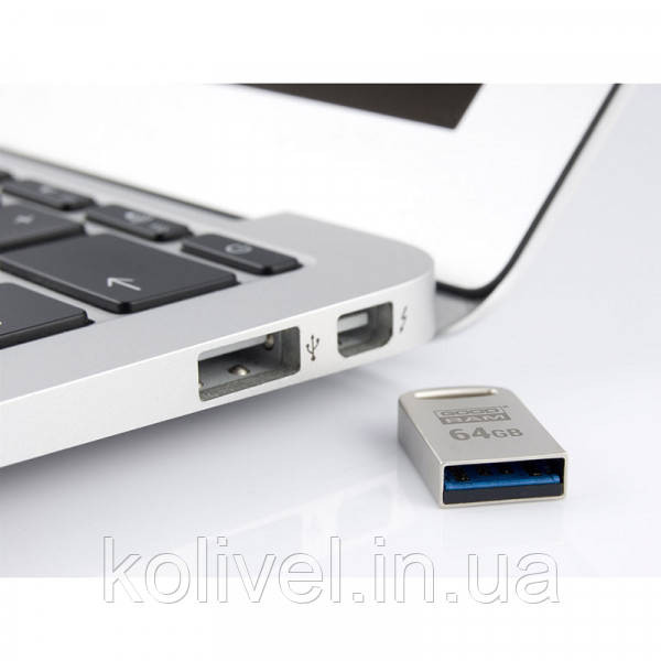 USB Flash GoodRAM 64GB USB 3.0 UPO3 Metal, Retail (UPO3-0640S0R11) Киев - изображение 3