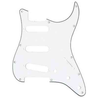 Пикгард панель для гитары DiMarzio 3-Ply Pickguard For Stratocaster (White) (FG2108W) Винница