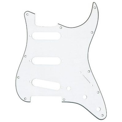Пікгард панель для гітари DiMarzio 3-Ply Pickguard For Stratocaster (White) (FG2108W) Вінниця - фото 1