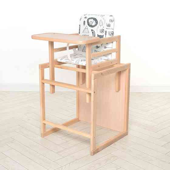 Стільчик для годування Quest білий, трансформер, 2-х точ.ремені, білий Вінниця