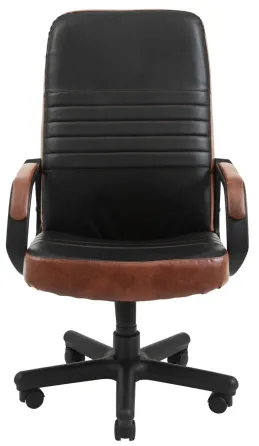 Офисное Кресло Руководителя Richman Prius Fly/Madras Пластик Рич М2 AnyFix Черно-коричневый Киев