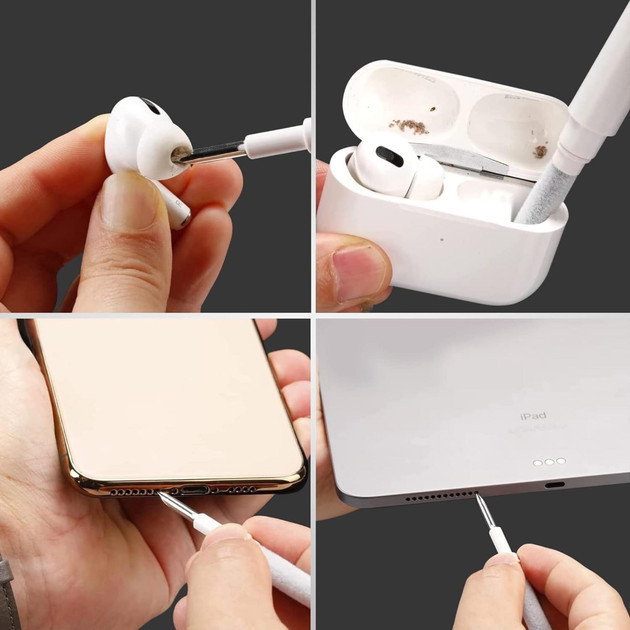 Щітка для чищення клавіатури навушників телефону 5в1 AC Prof 4564 Київ - фото 3