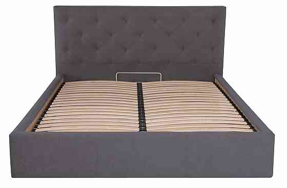Кровать Двуспальная Bristol Comfort 180 х 200 см Мисти Dark Grey С подъемным механизмом и нишей для белья Темно-серый Киев