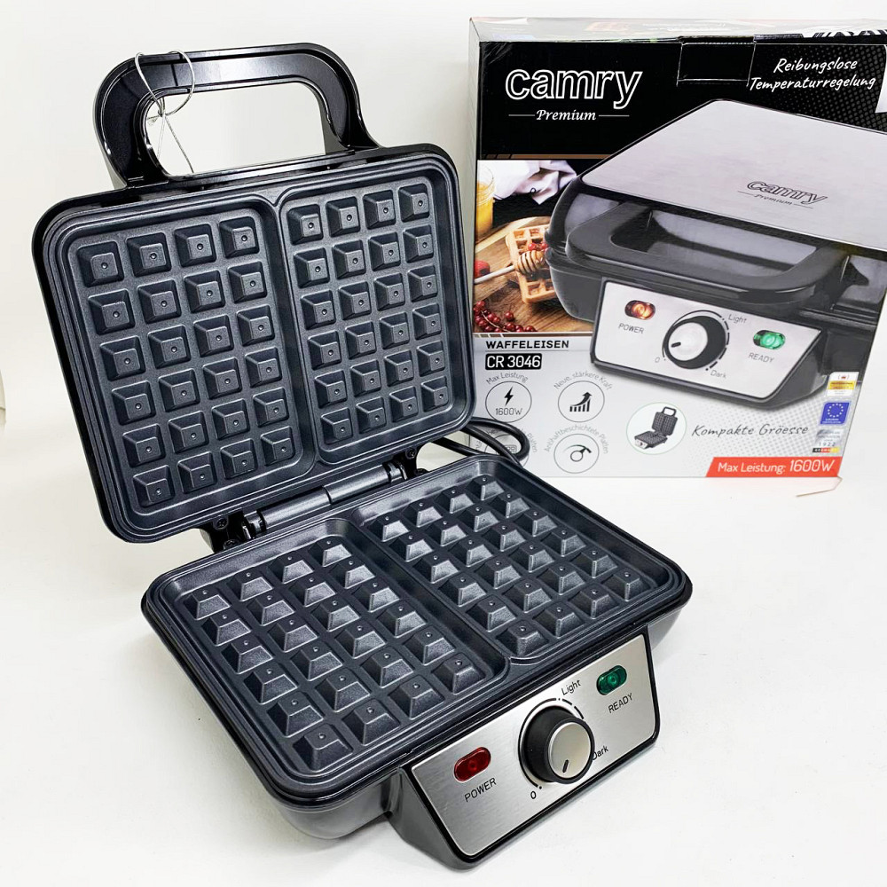 Вафельница Camry CR 3046 1600Вт IB-16 Львов - изображение 12