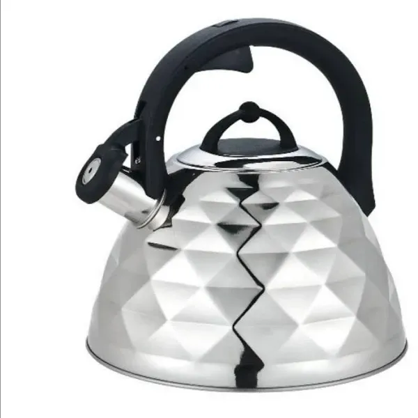 Чайник Свистящий 3.0 Литр  Индукционное дно , подходит для всех видов плит,Бриллиантовый рисунок Одесса - изображение 2