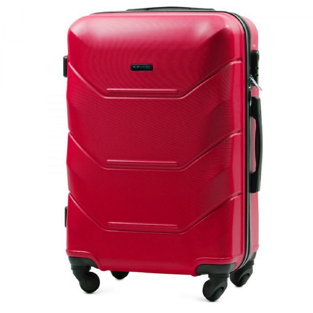 Валіза пластикова WINGS 147 середня 65 см червона Київ - фото 1