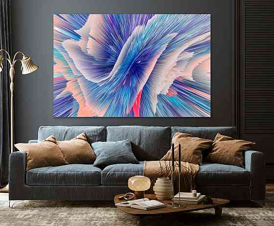 Картина полотно у вітальню / спальню   Абстракція  MLP_271 ( 60х30см ) 80х160см Київ