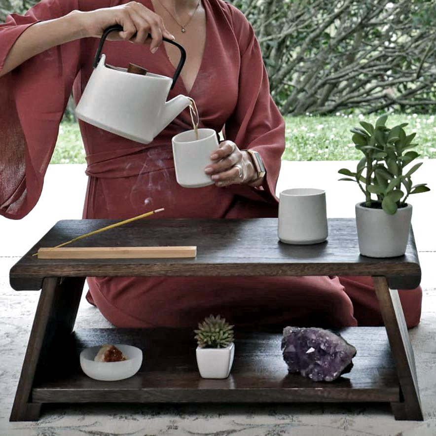 Столик для медитації "Мунгалон 65х35х30" мокко Миколаїв - фото 1