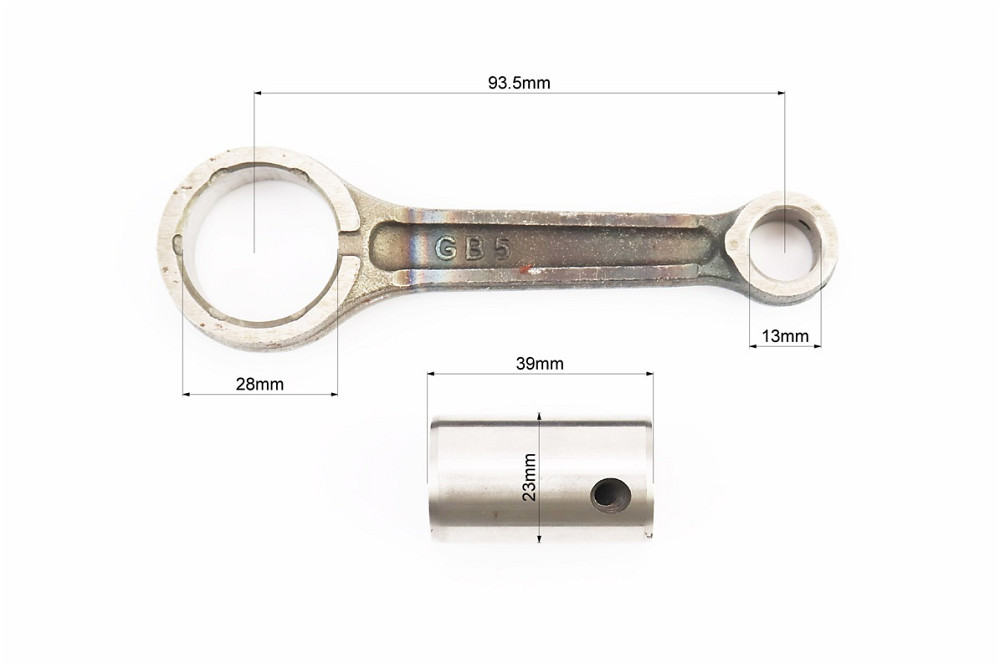 Шатун колінвалу JH70(110) 122мм (палець 23мм) Київ - фото 2