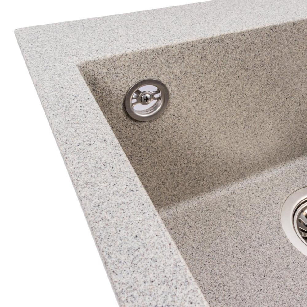 VALESO Гранітна мийка VALESO GALAX 5050 матова Сіра Коломыя - изображение 18