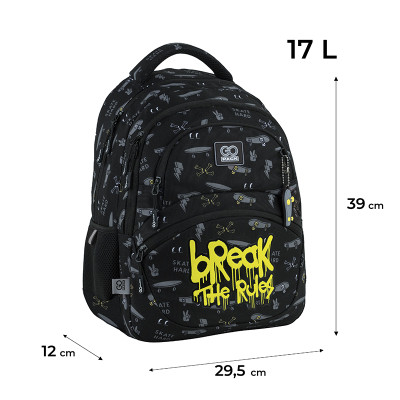 Рюкзак школьный GoPack Education 175M-6 Break The Rules (GO25-175M-6) Винница - изображение 8