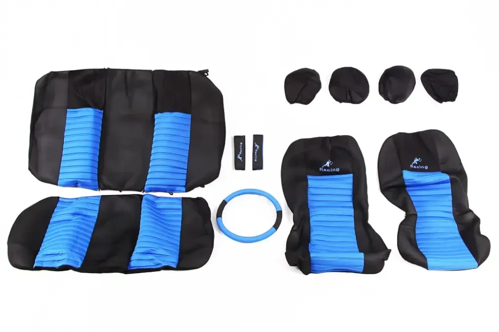 Шахли на сідниці Milex Tango голубі (3 шт) + оплетка на кермо/ремні Вінниця - фото 1