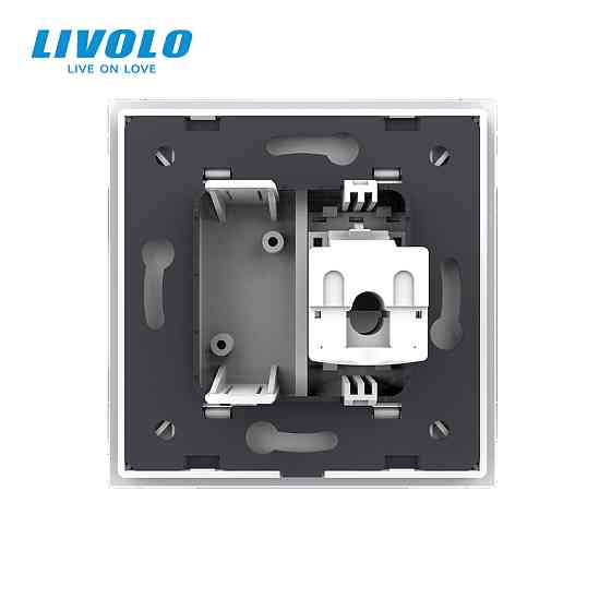 LIVOLO Розетка комп'ютерна RJ-45 Livolo білий скло (VL-C791C-11) Коломия