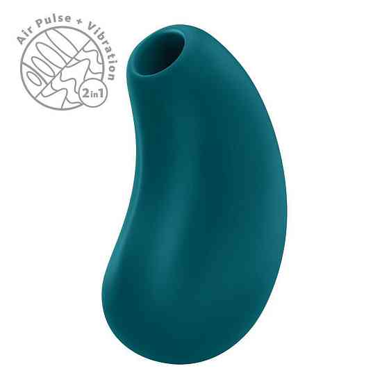 Вакуумний стимулятор Fun Factory Cherie Bottle Green, 12 режимів вібрації, 11 рівнів вакууму Sex Aura Київ