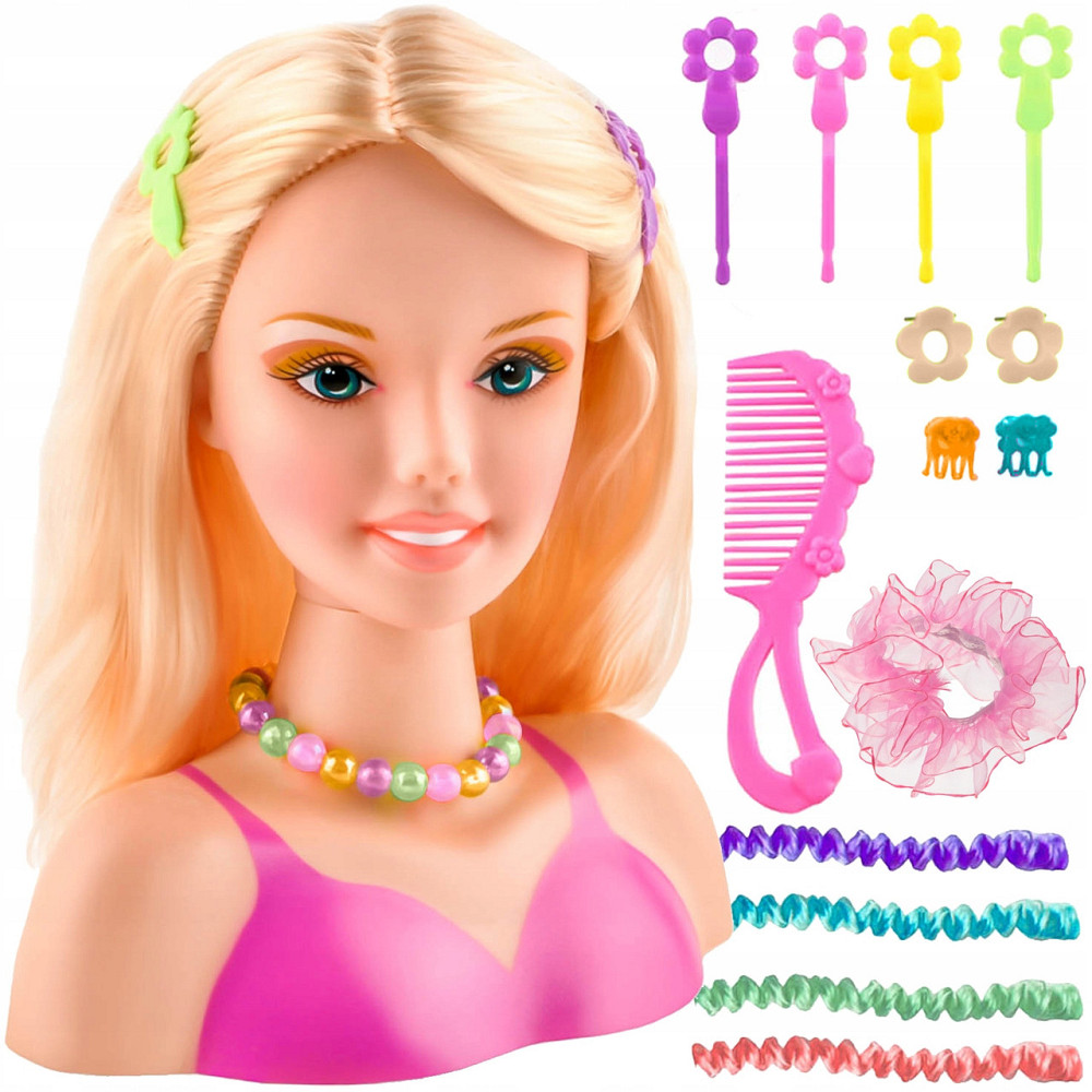 Манекен голова для укладки волос с аксессуарами Kruzzel (23437) Нововолынск - изображение 1