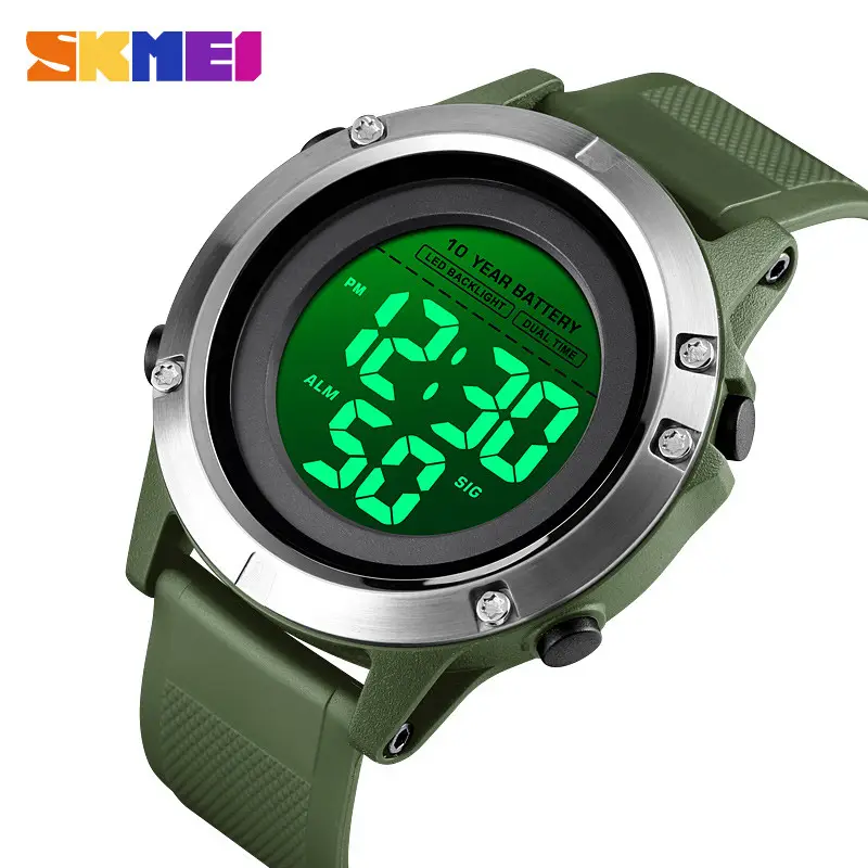 Спортивные наручные часы Skmei 1518 (Зеленый) Винница - изображение 5