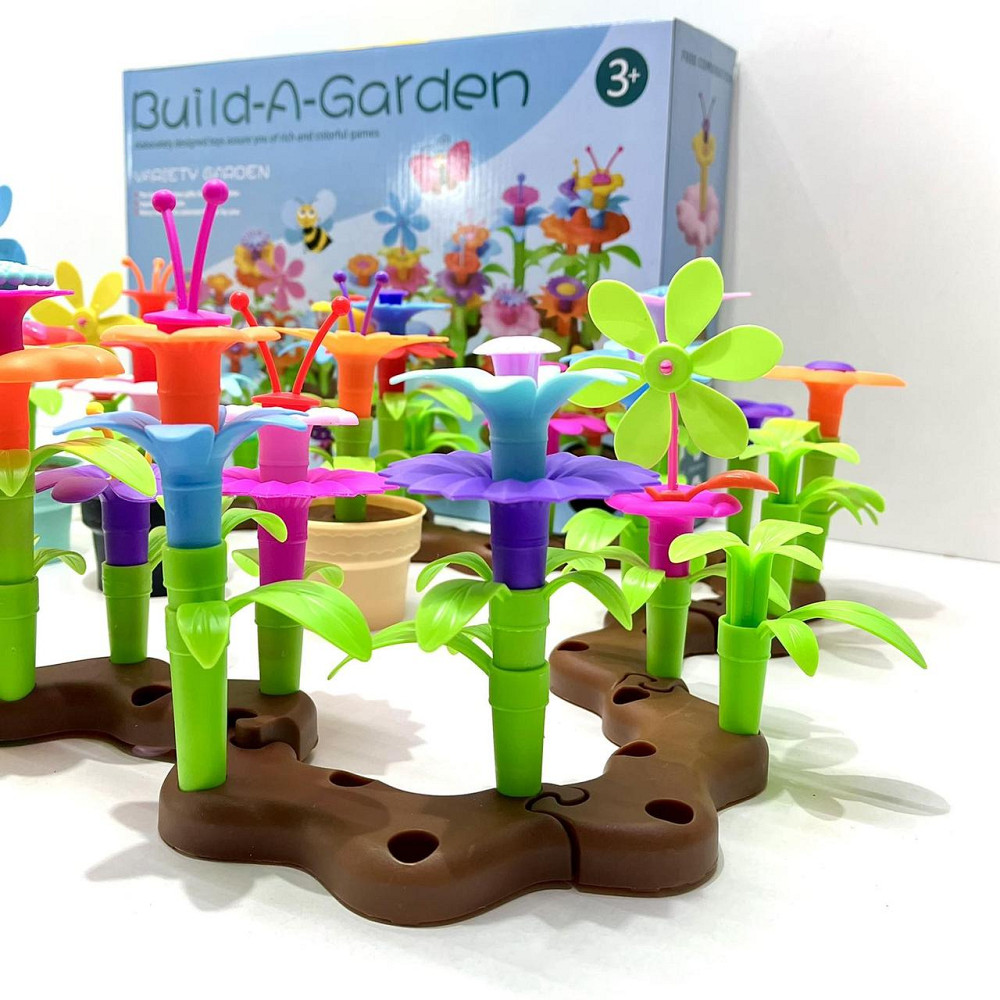 Конструктор Квітковий сад різнокольоровий 156 деталей (MY 7168) Чернігів - фото 4