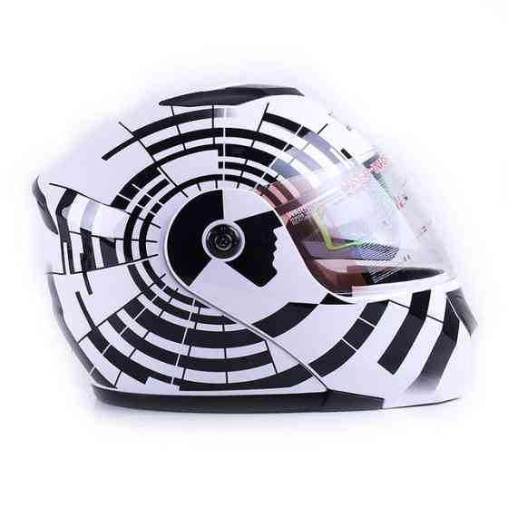 Мотошлем закрытый MD-903 size M зебра Мукачево