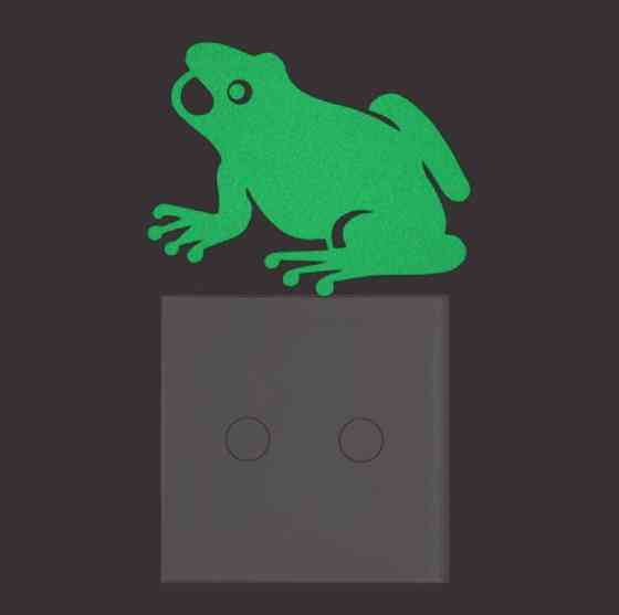 Наклейка на вимикач "Жаба" Київ