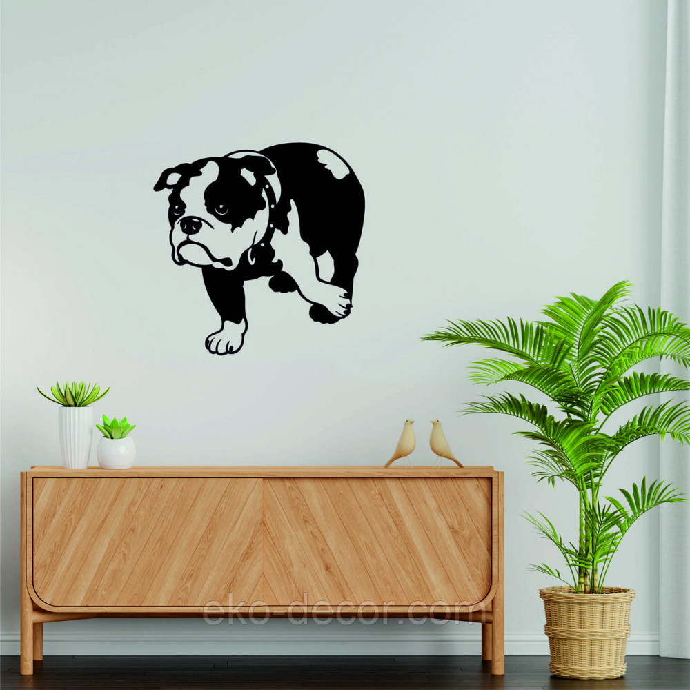 Декоративное настенное Панно «Бульдог» , Декор на стену Киев - изображение 6